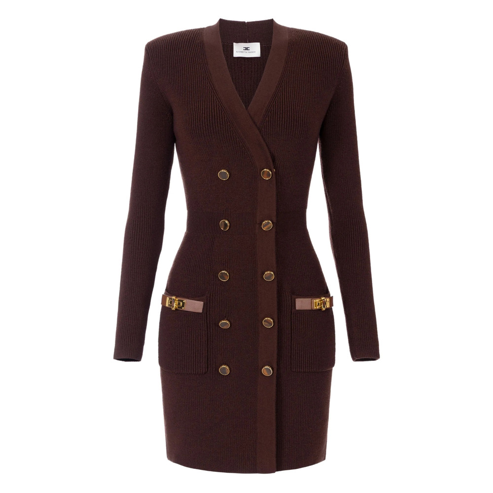 Elisabetta Franchi Double-breasted Mini Dress