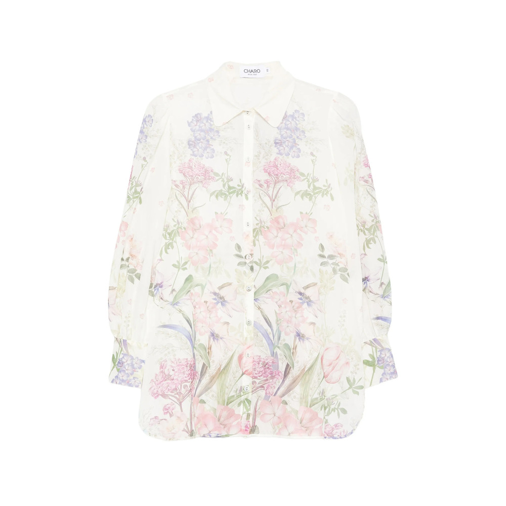 Charo Ruiz Aster Botanical Floral Shirt