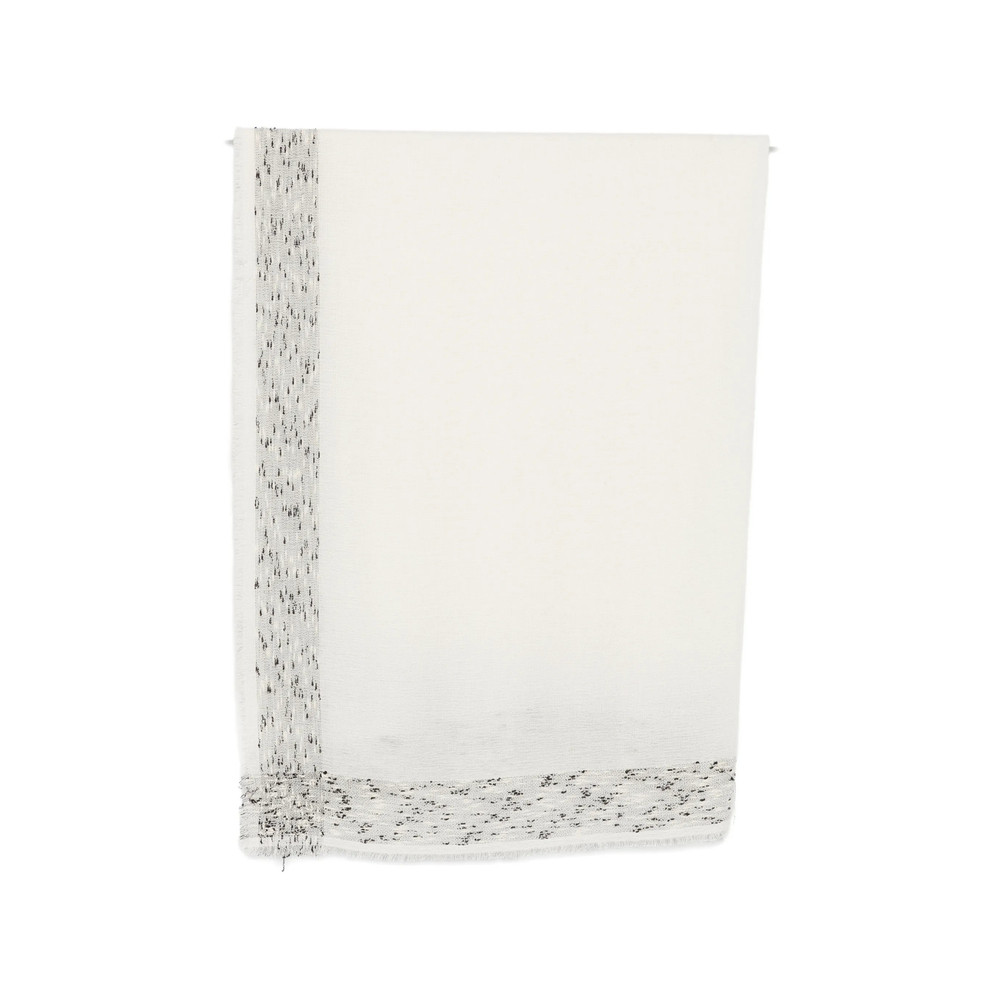 Faliero Sarti Brunetta Fringed Bouclé-trim Scarf