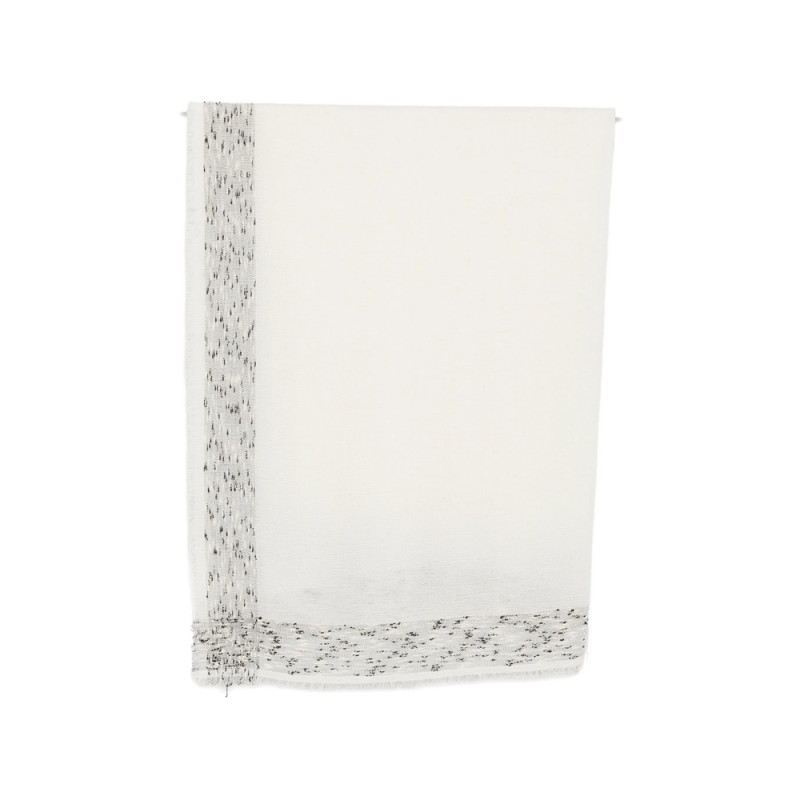 Faliero Sarti Brunetta Fringed Bouclé-trim Scarf