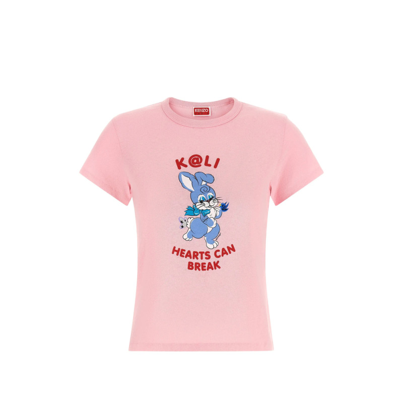 Kenzo Cartoon-print Ribbed T-shirt