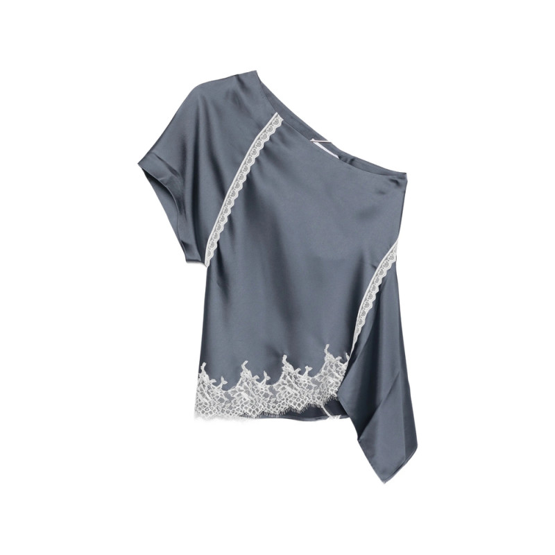 Iro Lace Asymmetric Top