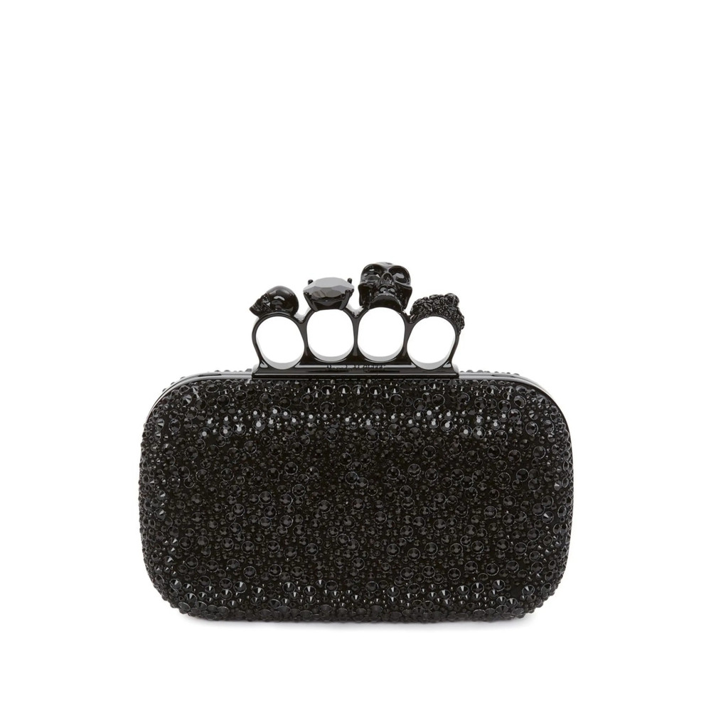 Alexander Mcqueen Four Ring Clutch Bag