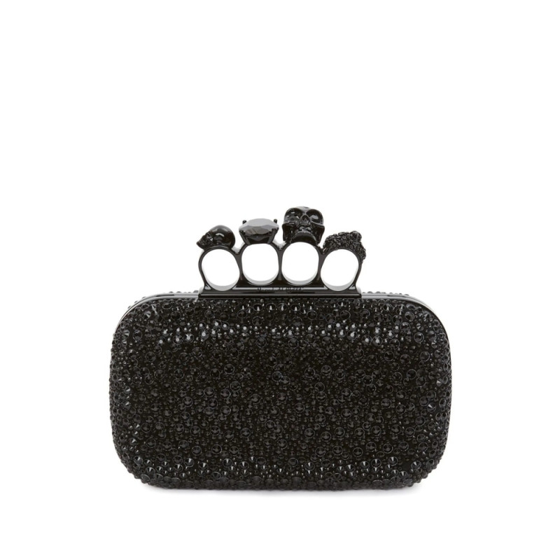 Alexander Mcqueen Four Ring Clutch Bag