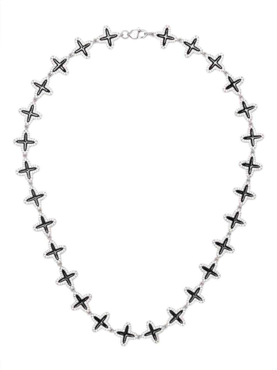 Clover diamond necklace