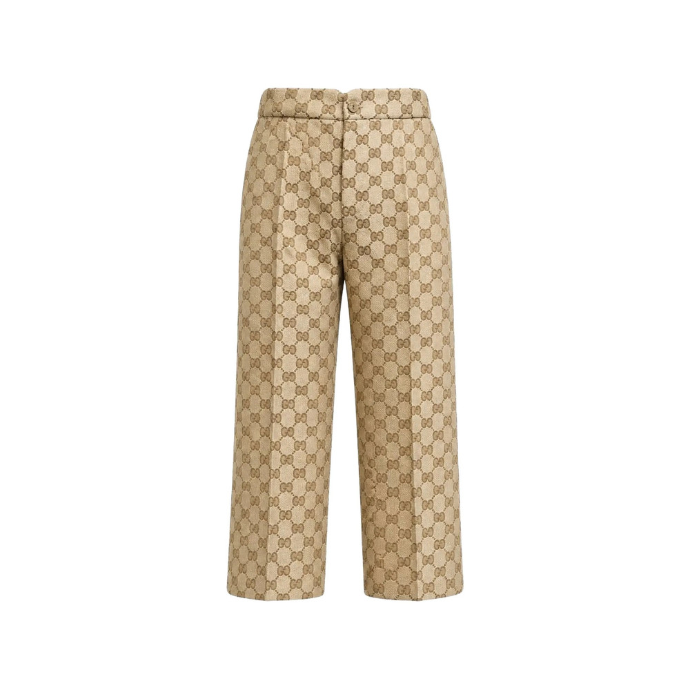 Gucci GG Canvas Button-fastening Trousers