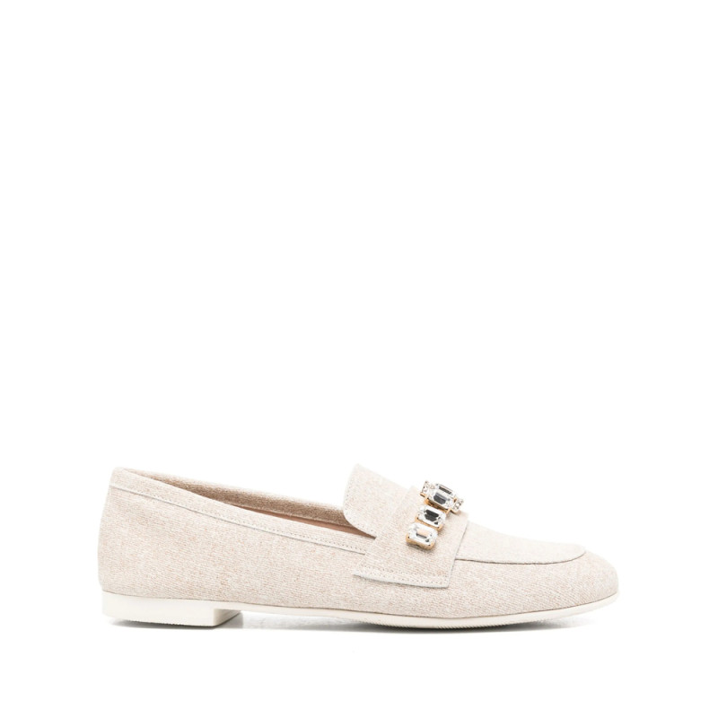 Casadei Crystal-embellished Loafers