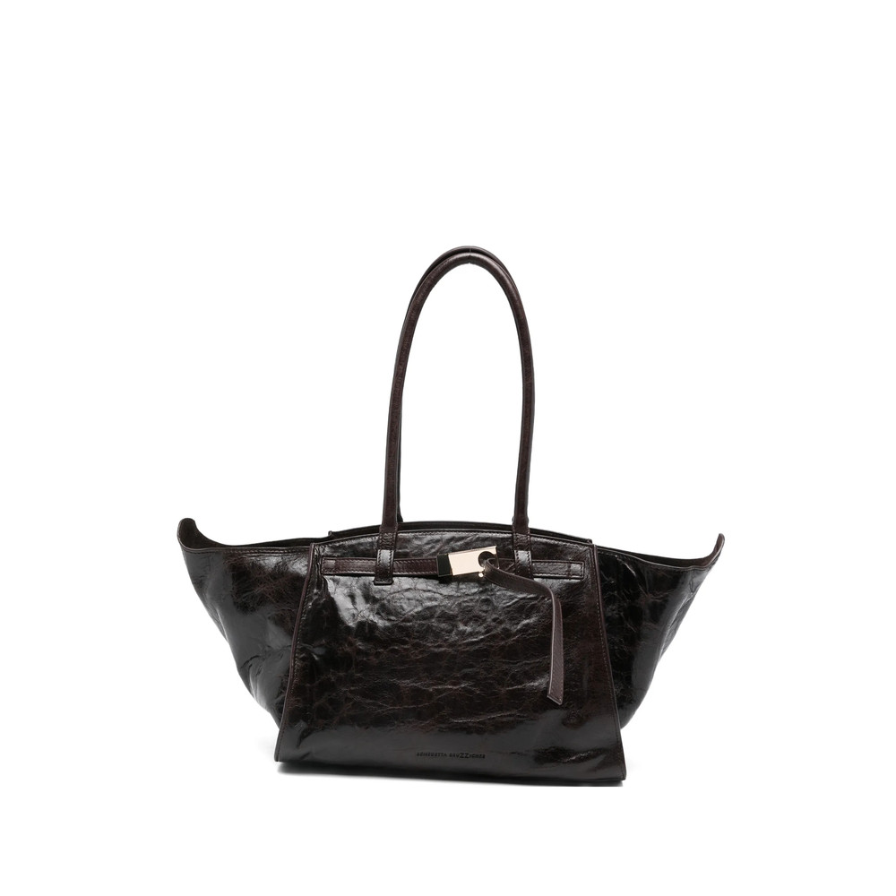 Benedetta Bruzziches Large Mame Leather Tote Bag