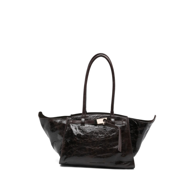 Benedetta Bruzziches Large Mame Leather Tote Bag
