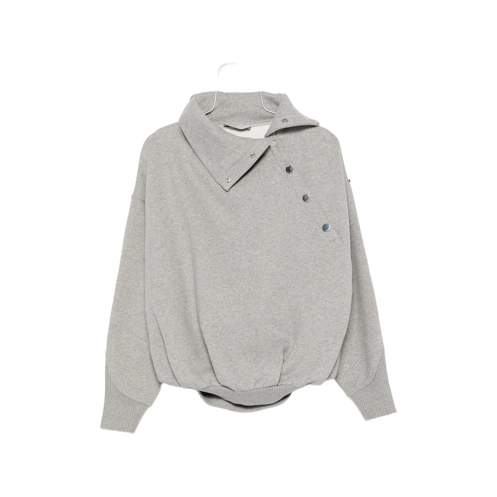 Sportmax Asymmetric Press-stud Sweatshirt