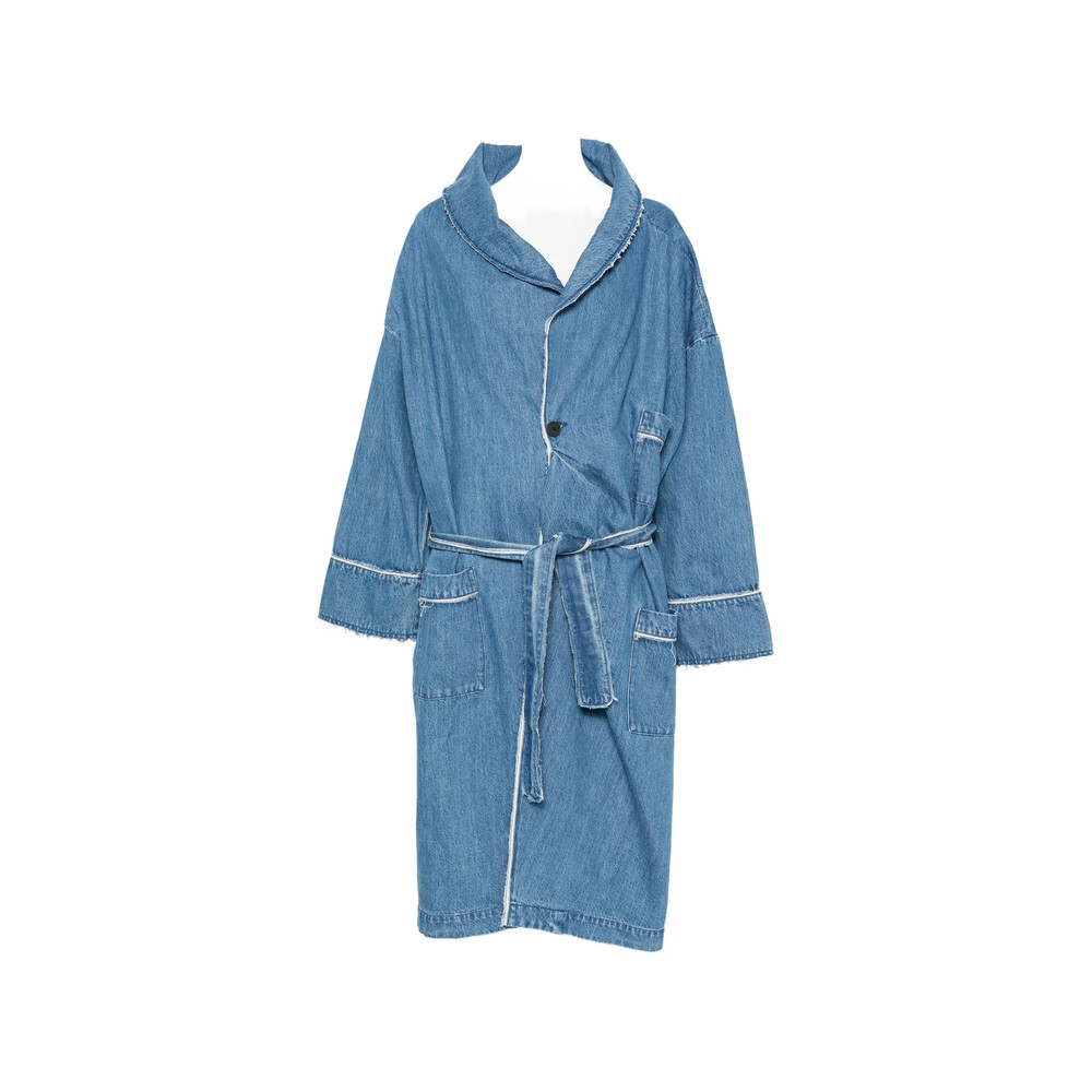 FaÇon Jacmin Miki Frayed-hem Oversized Coat