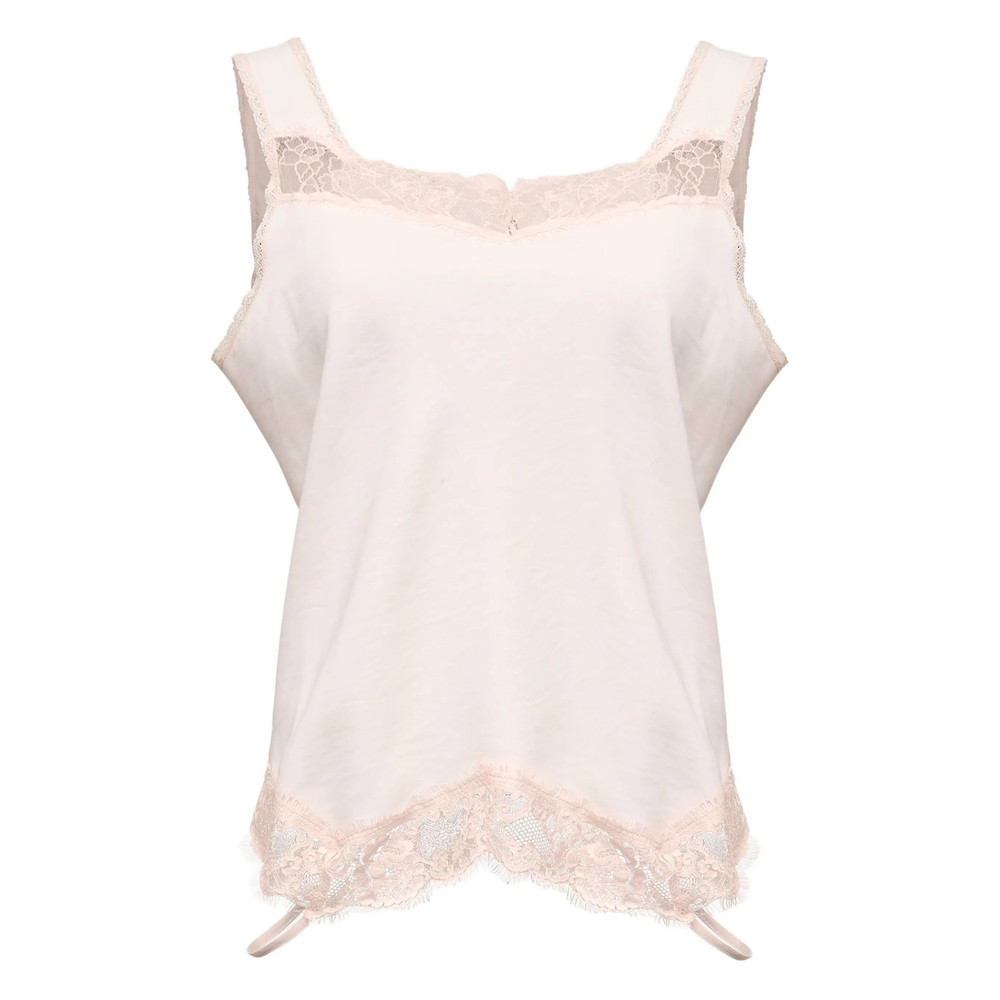 Mm6 Maison Margiela Lace Trim Top