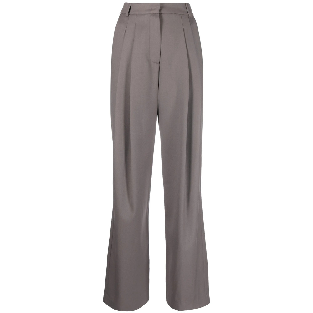 Low Classic Pleated High-waist Trousers