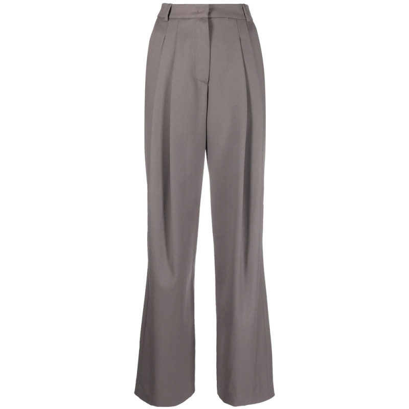 Low Classic Pleated High-waist Trousers