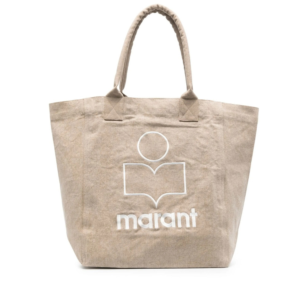 Isabel Marant Yenky Canvas Logo Tote Bag