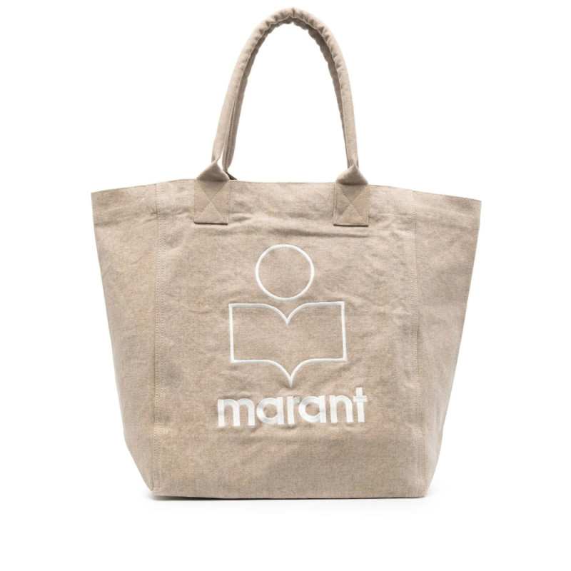 Isabel Marant Yenky Canvas Logo Tote Bag