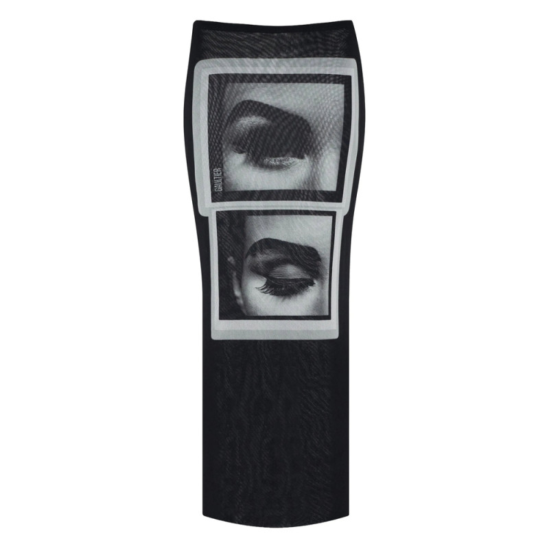 Jean Paul Gaultier Printed Maxi Skirt