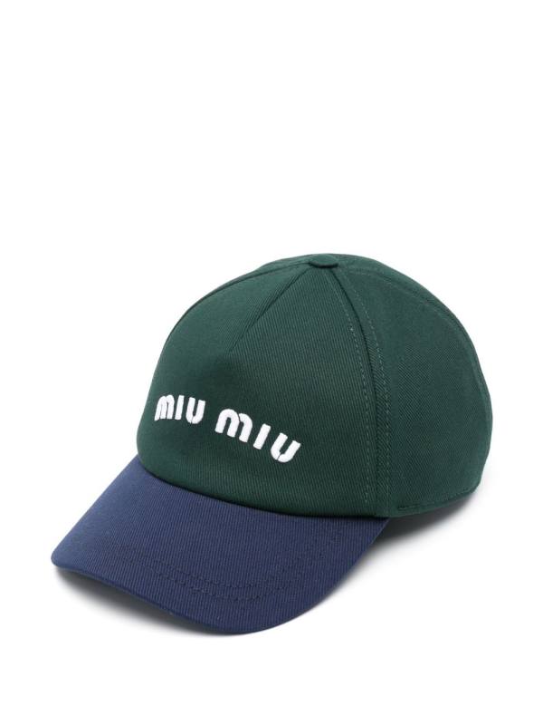 logo-embroidered cap