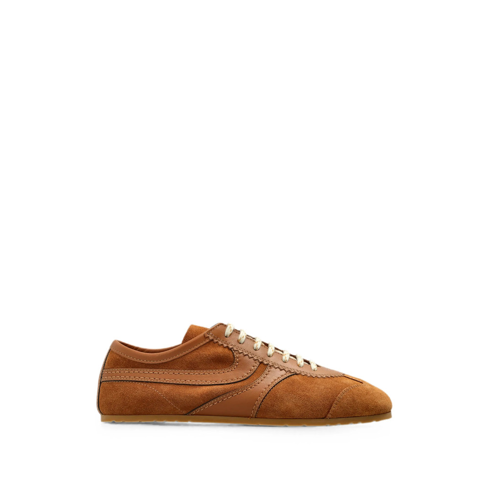Dries Van Noten Suede Leather Sneakers