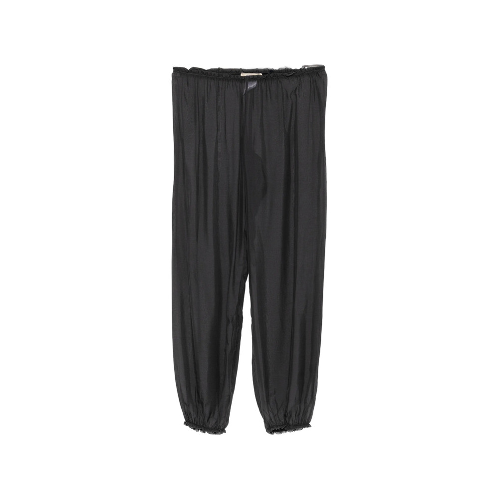 Paloma Wool Elasticated Ruffled-trim Trousers