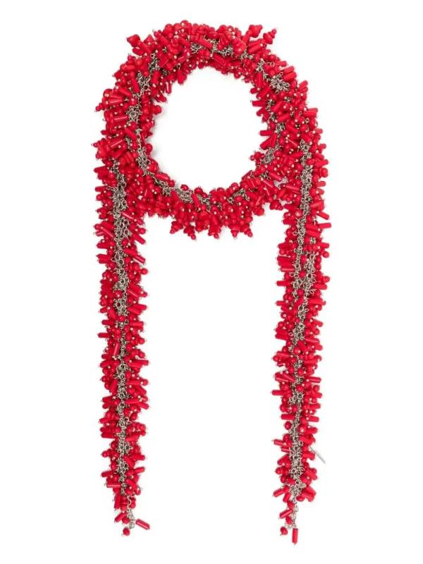 bead-embellished necklace