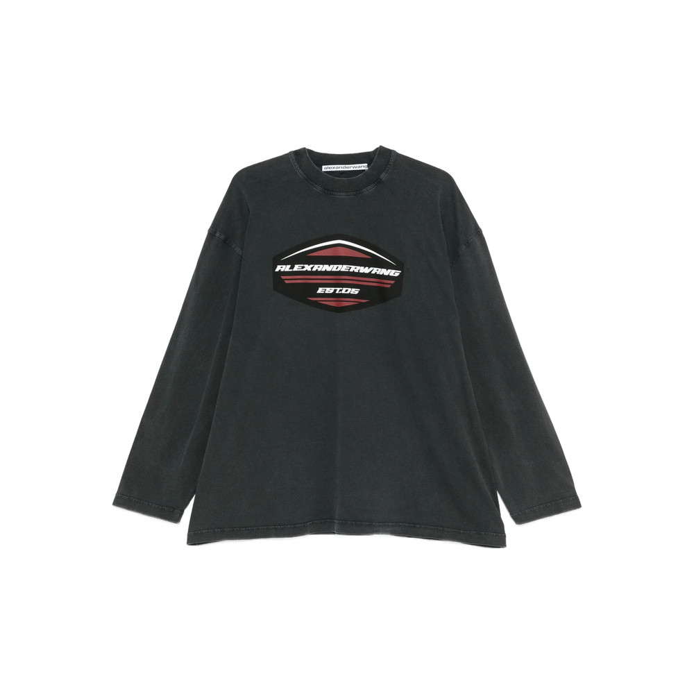 Alexander Wang Long-Sleeved Graphic Jersey