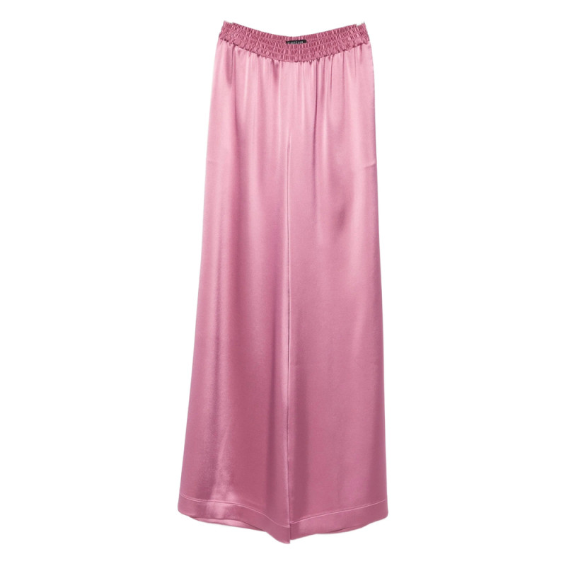 Gianluca Capannolo Elastic-waist Satin Trousers