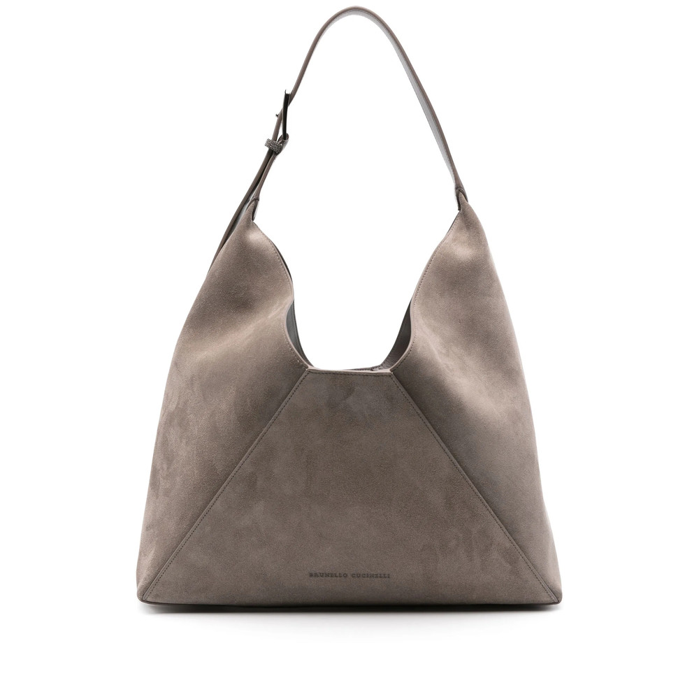 Brunello Cucinelli Suede Shoulder Bag