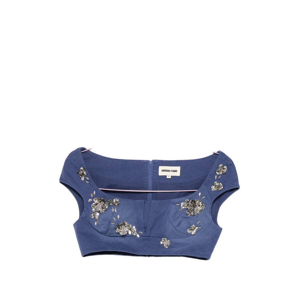 Shushu/tong Embellished V-neck Top