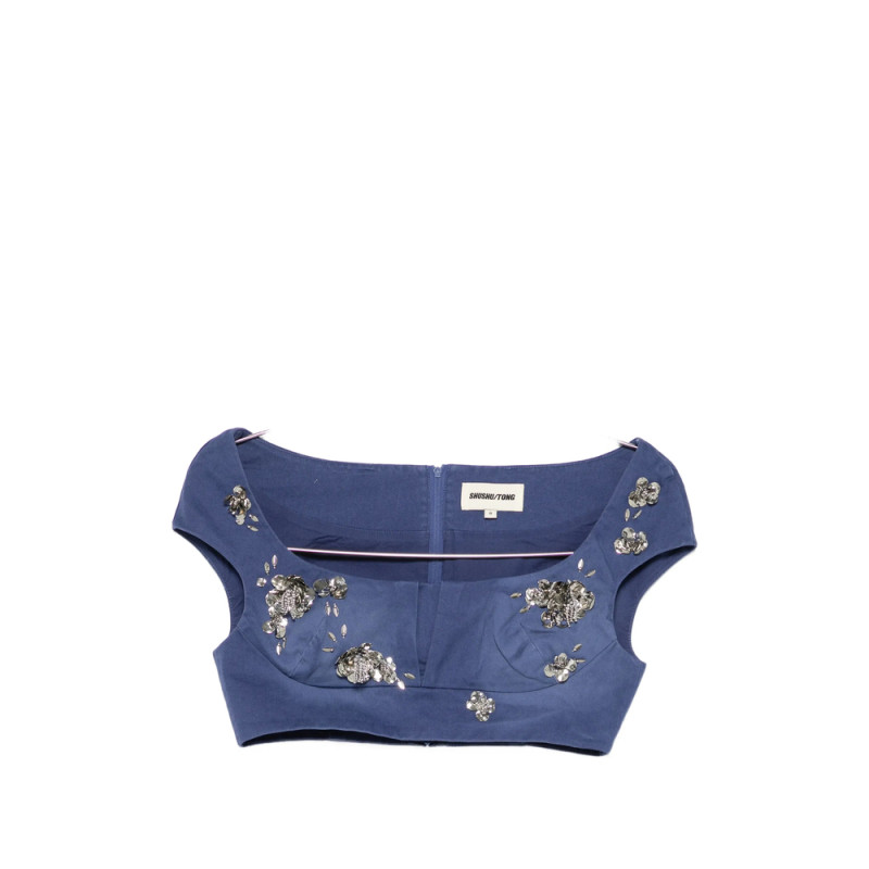 Shushu/tong Embellished V-neck Top