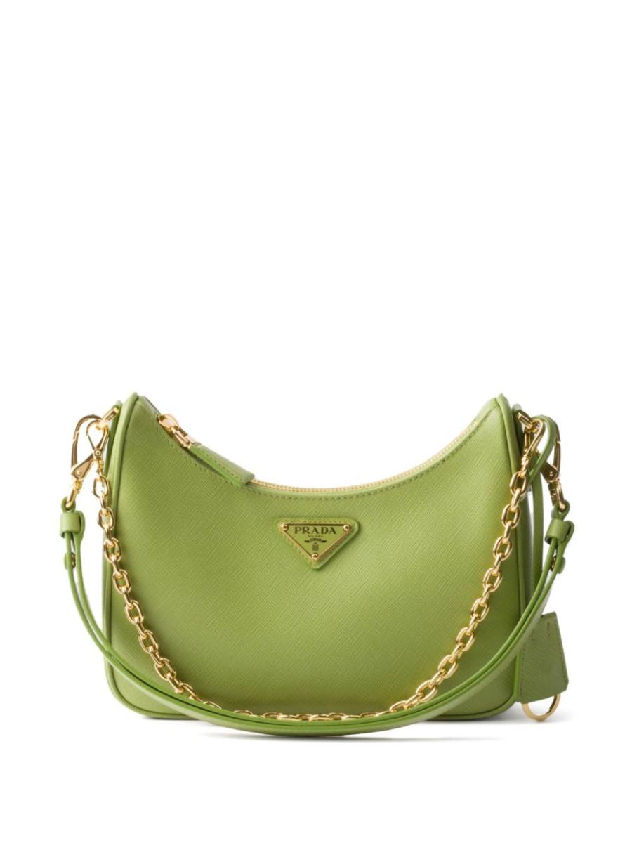 Re-Edition Saffiano leather mini bag
