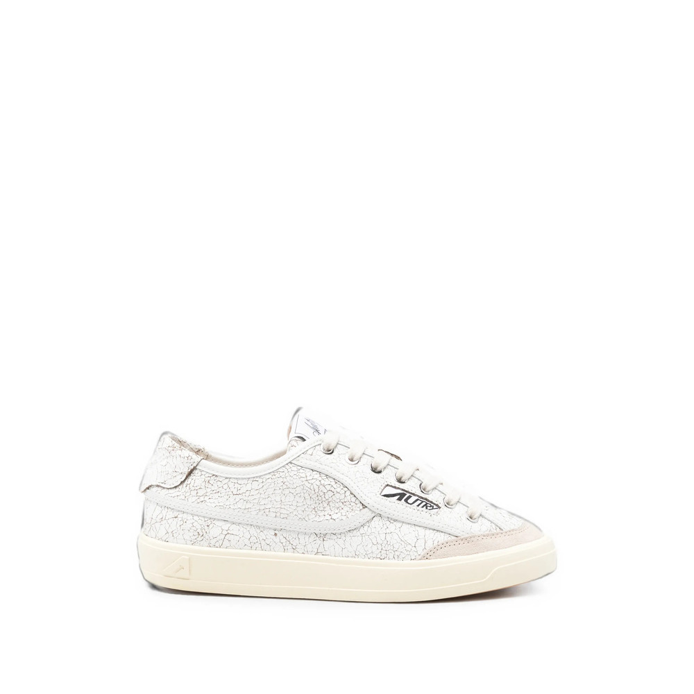 Autry Cracked-effect Windscape Sneakers