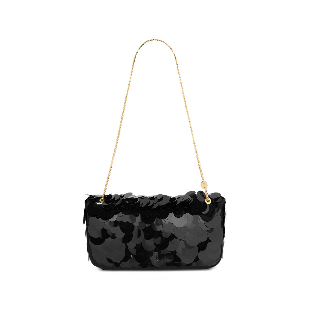 Rabanne Sparkle Bag With Black Sequin Embroidery
