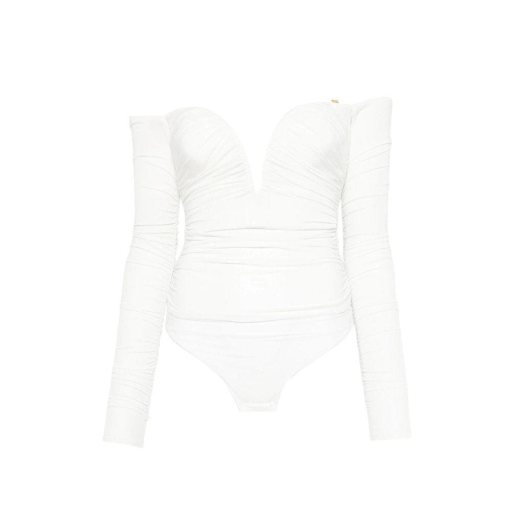 Elisabetta Franchi V-neck Gathered Top