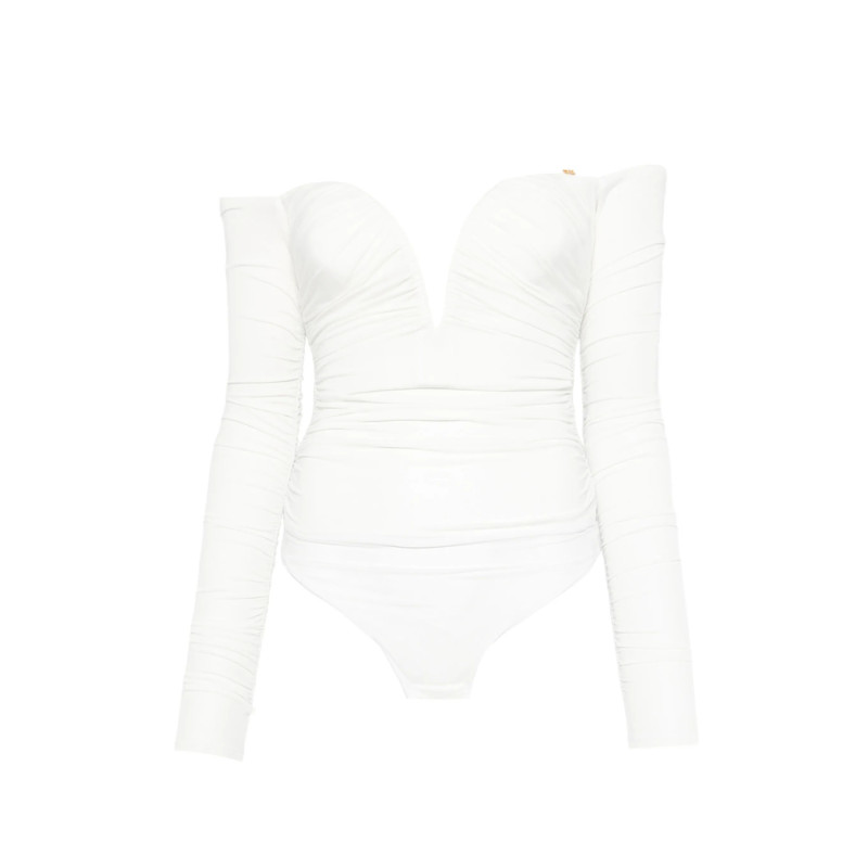 Elisabetta Franchi V-neck Gathered Top