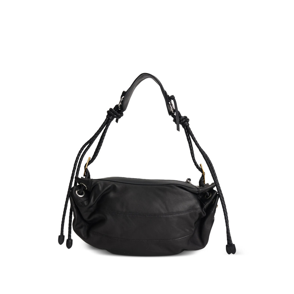Isabel Marant Medium Maia Braided-strap Knotted Leather Shoulder Bag
