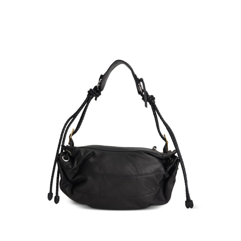Isabel Marant Medium Maia Braided-strap Knotted Leather Shoulder Bag