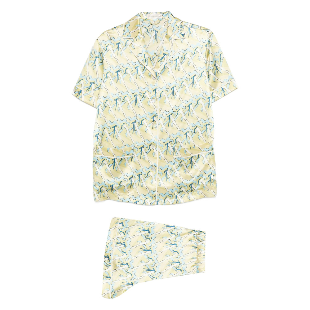 Olivia Von Halle Ingo Loulou Printed Pyjama (set Of Two)
