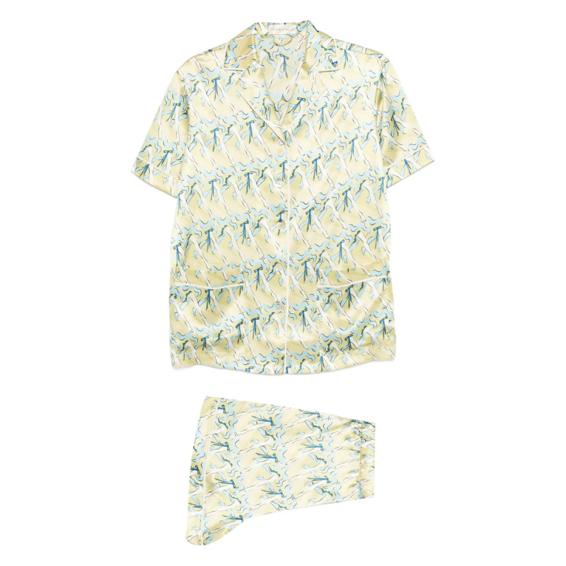 Olivia Von Halle Ingo Loulou Printed Pyjama (set Of Two)