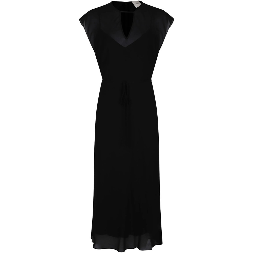 Calvin Klein Semi-sheer Midi Dress