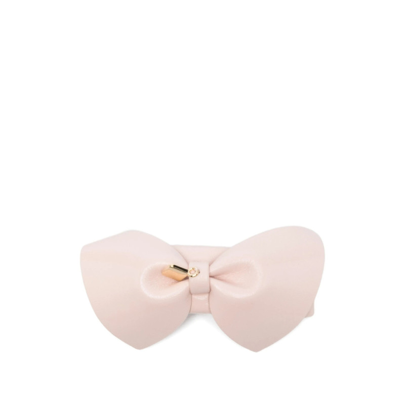 Ferragamo Bow-detail Leather Hair Clip