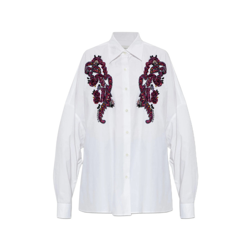 Dries Van Noten Casia Appliqué-detail Shirt