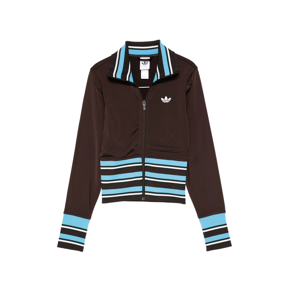 Adidas Striped Zip Sweatshirt