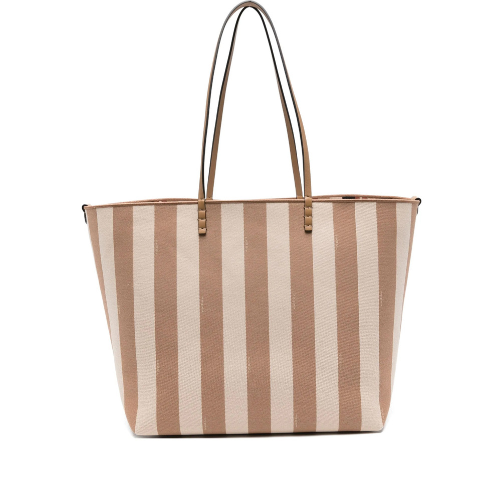 Fendi Large Striped Tote Bag