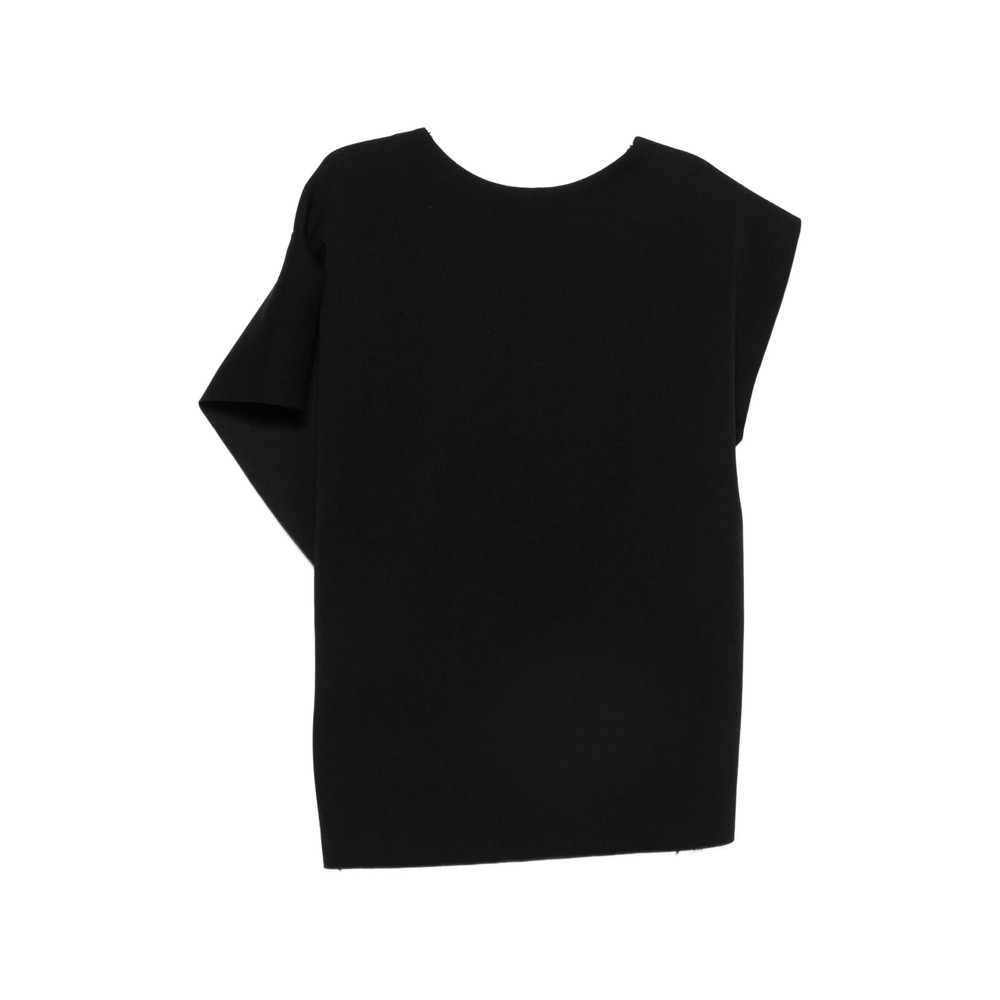 Cfcl AC Milan Draped Asymmetric-sleeve Top