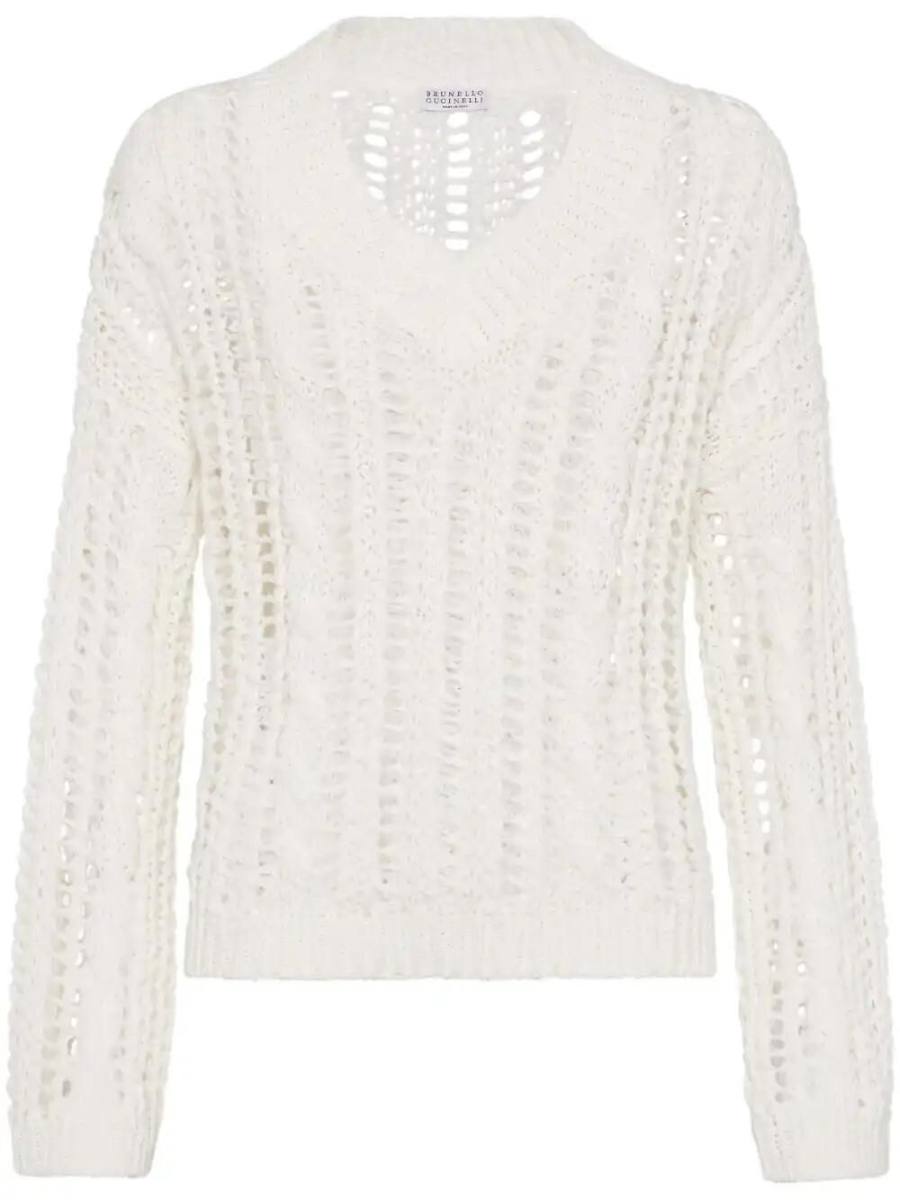 open-knit sweater