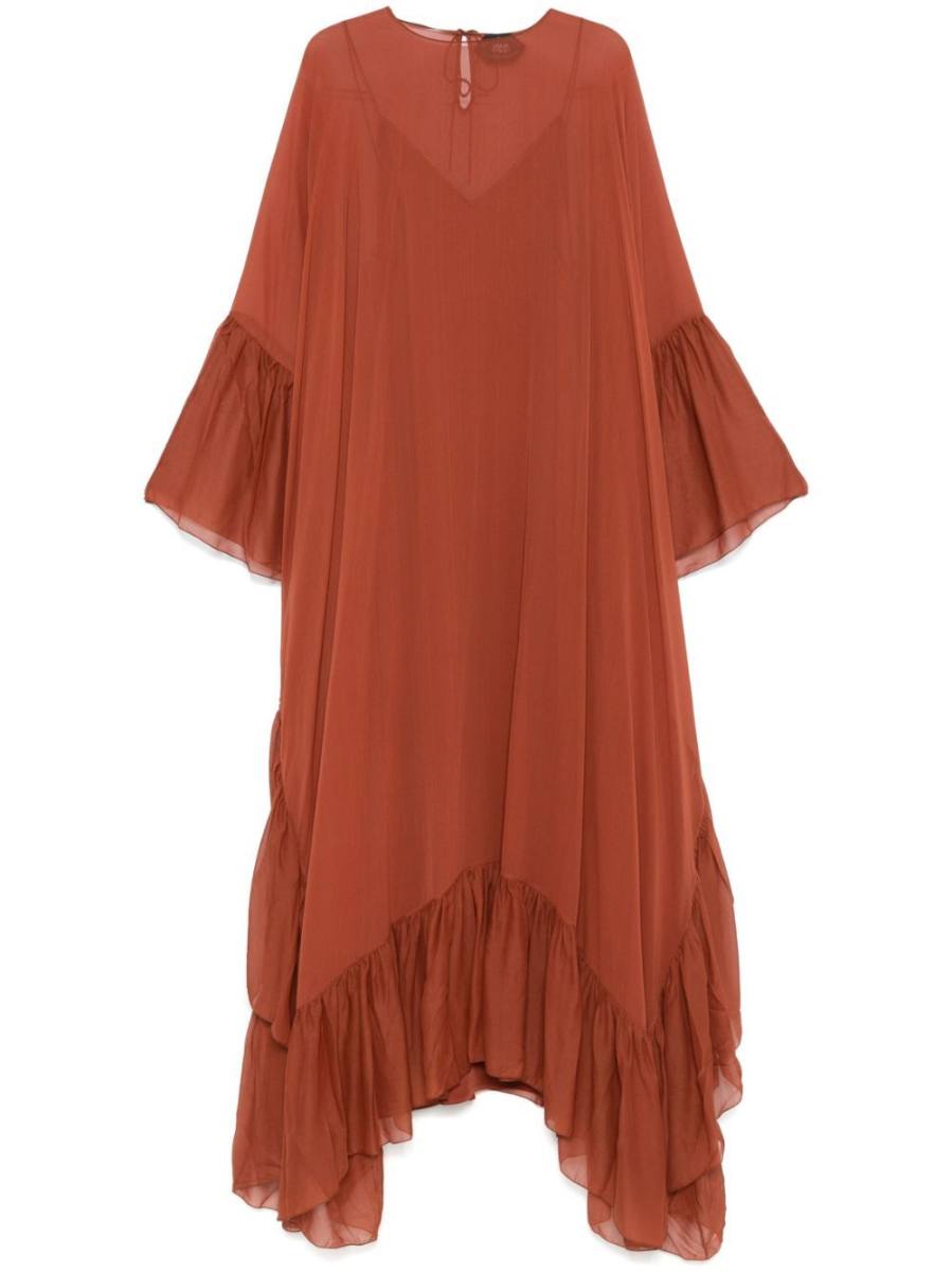 silk gown