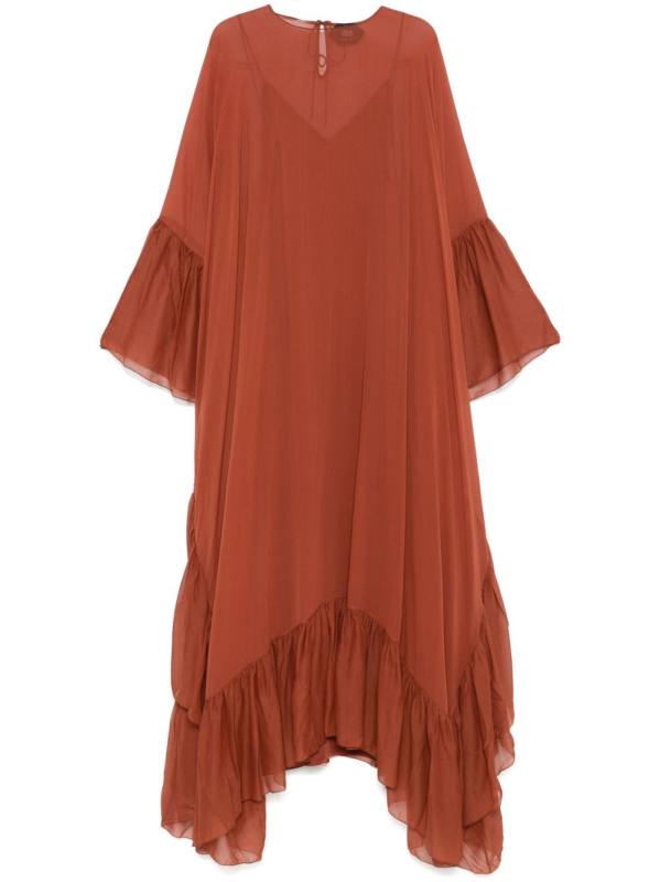silk gown