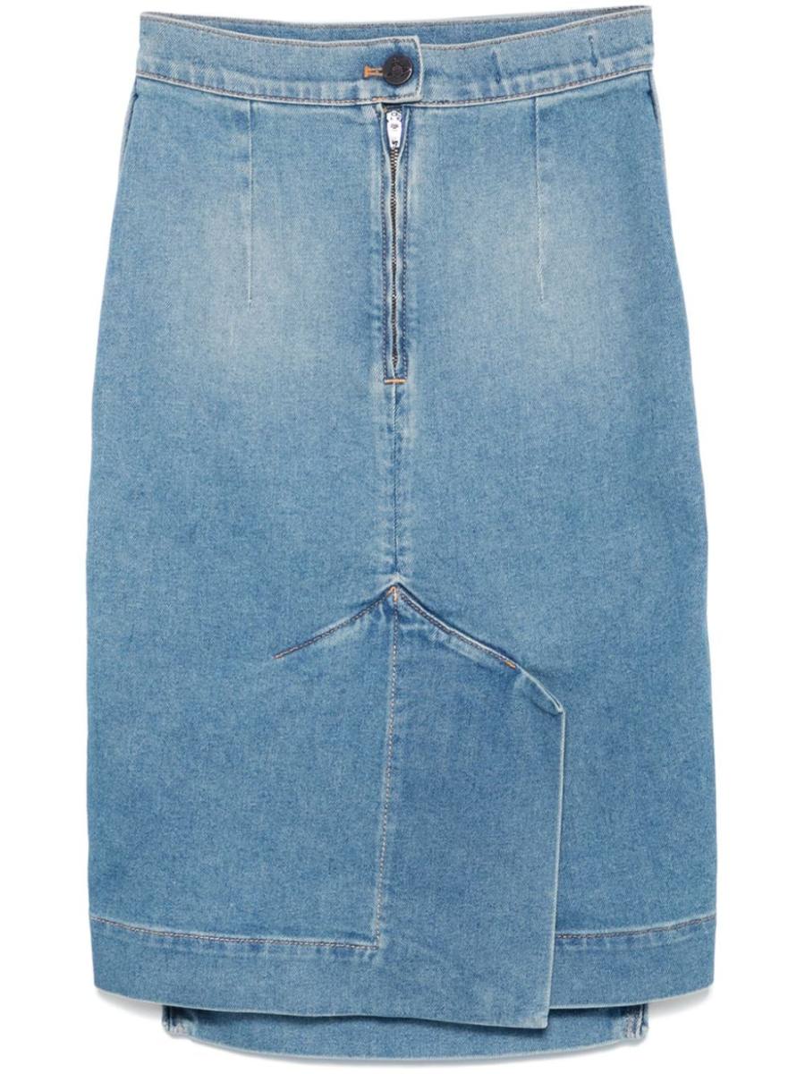Orb logo embroidery skirt