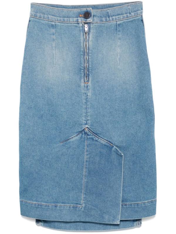 Orb logo embroidery skirt